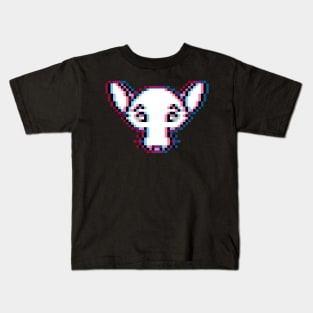 Pixelated Rad Rat (Glitched Version) Kids T-Shirt